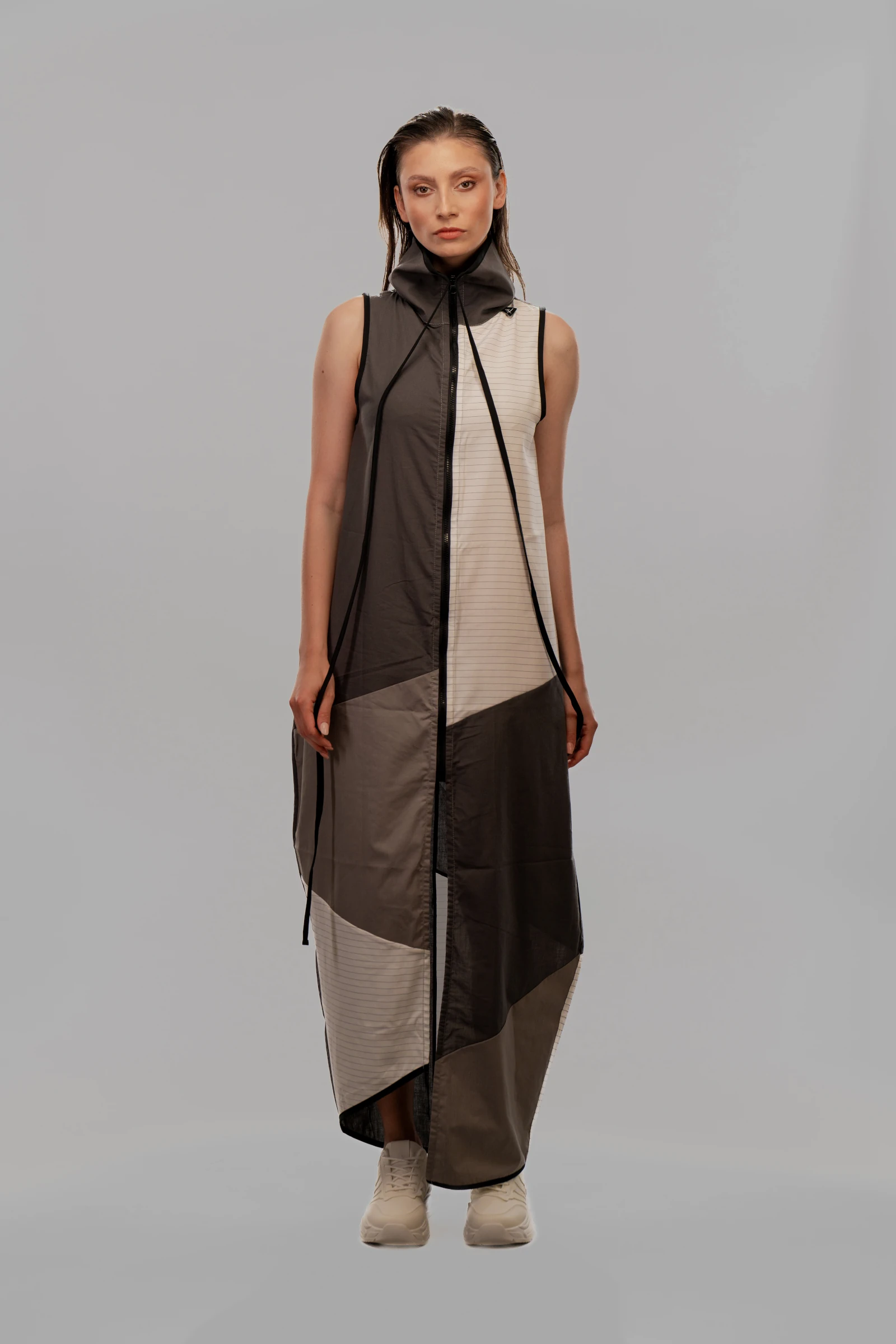 MULTIPLE PIECE COLLARED DRESS