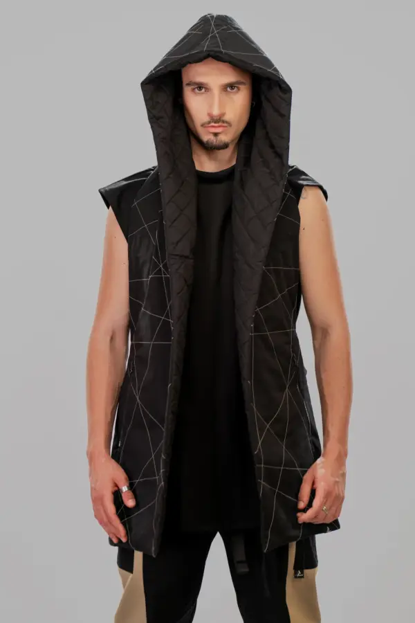 UNISEX QUILTED HOODED SCARF